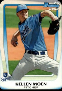 2011 Bowman Draft Chrome Prospects Refractors #BDPP87 Kellen Moen Royals NM-MT 