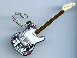 New Takara Tomy ARTS Disney Guitar Col. keychain Mickey Mouse Cool - Picture 1 of 5