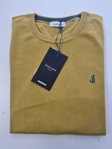 Maglia JECKERSON UOMO MAN Maglione SWEATER Lana Cotone OCRA SENAPE Pullover 149€ - Foto 1 di 5