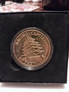 Formula One falcon mint 2003 Indianapolis Motor Speedway Bronze event coin rare - Picture 1 of 4