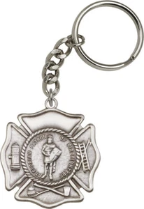Llavero llavero de peltre emblema bombero St. Florian NUEVO por Bliss HECHO EN EE. UU. - Imagen 1 de 1