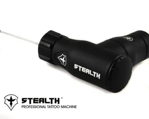 STEALTH HELLFIRE Cartridge Needle Tattoo Machine Rotary Motor Liner Shader BLACK - Picture 1 of 2