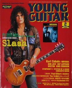 YOUNG GUITAR JAPAN Music Magazine Feb.2003 Slash - Picture 1 of 11