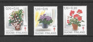 FINLAND SCOTT B224 - B226 MNH SET - 1981 SEMI-POSTAL ISSUE - Picture 1 of 2