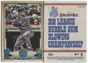 Topps Gypsy Queen Mitch Haniger 2019 bazuca trasera paralela - Mariners - #143 - Imagen 1 de 1