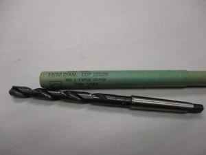 13/32" Drill Morse Taper Shank #1 HSS Standard tool Co. Made in USA ! NEW! - Picture 1 of 1