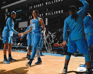 Gabby Williams signed Chicago Sky 8x10 photo autographed UCONN Huskies 2 JSA - Picture 1 of 2