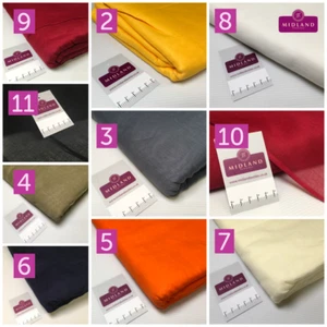 £2.50 100% cotton Soft Muslin Voile Cheesecloth Fabric Draping Curtains M1432 - Picture 1 of 67