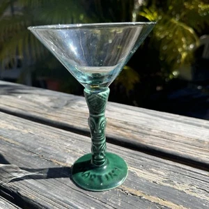 Tiki Farm Martiki Hand Blown Martini Glass 2003 - Picture 1 of 8