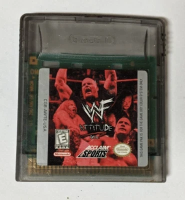 WWF Attitude [Nintendo Game Boy - CGB-AWTE-USA]  Foto 1 de 2