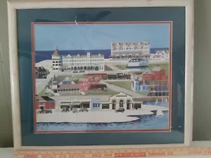 Jean L. Barton, Beach Haven, Framed Lithograph Double Matted Print - Picture 1 of 12