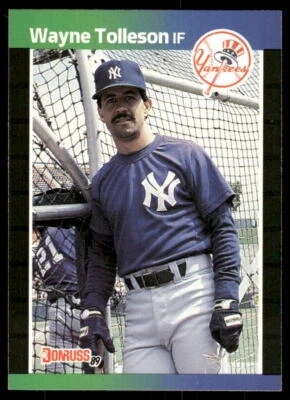 1989 Donruss #659 Wayne Tolleson - Image 1 of 2
