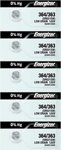 50 (Fifty) Fresh Energizer Watch Silver Oxide Batteries 364/363 SR621SW Battery - Picture 1 of 2