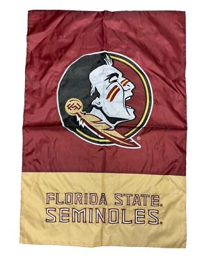 Florida State University Seminoles Spirit Flag 28 X 41" poliéster doble cara Foto 1 de 4
