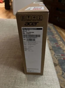 NEW Acer 311 Chromebook 11.6" HD AMD A4 64GB eMMC 4GB RAM Shale Black Sealed NIB - Afbeelding 1 van 7