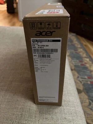 NEW Acer 311 Chromebook 11.6" HD AMD A4 64GB eMMC 4GB RAM Shale Black Sealed NIB - Image 1 of 4