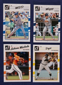 2017 Donruss SP lot/4 #193B Pops 93B Miggy 57B Hakuna Machado 68C MVP - Picture 1 of 2