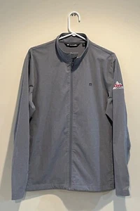 Travis Matthew Golf Coors Light Beer Full Zip Windbreaker Jacket Grey Sz Medium - Picture 1 of 5