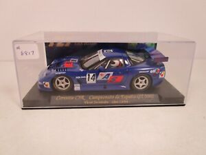 FLY CAR MODEL 1/32 2002 CHEVY CORVETTE C5R SLOT CAR USED *READ* NO OUTER BOX