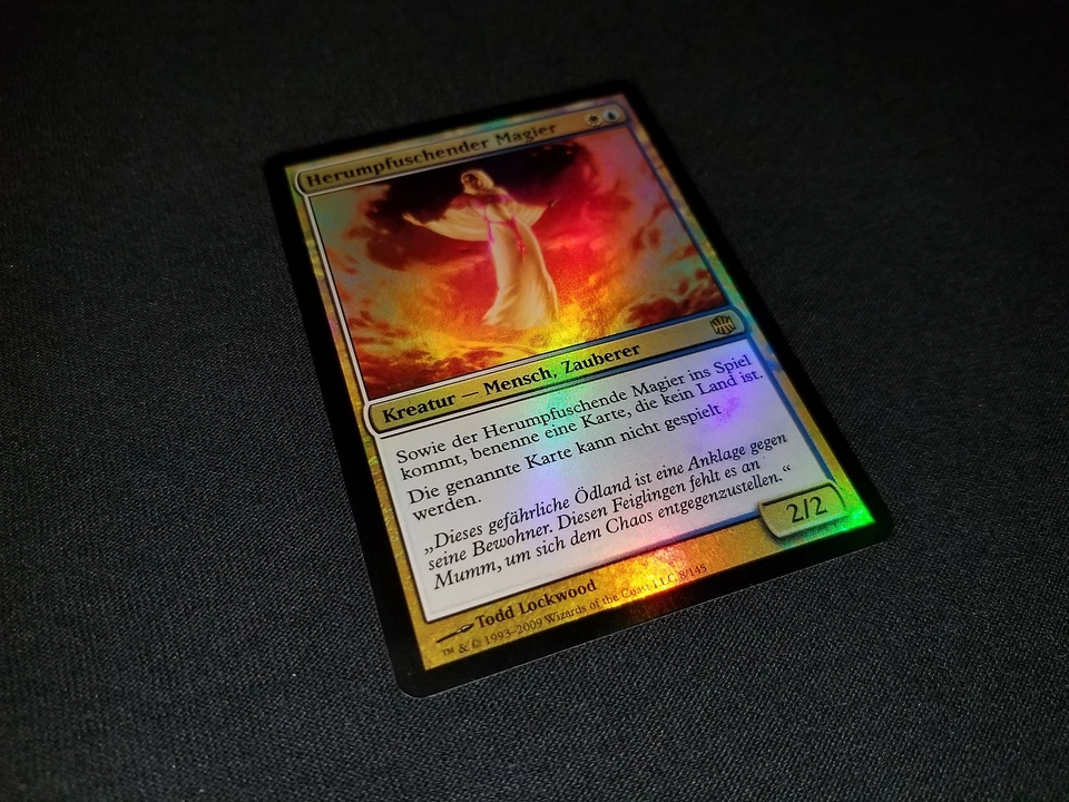 MTG 1x Alara Reborn gold rare LP German FOIL Meddling Mage ships w/ tracking - Image 1 of 3