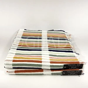 Rachel Zoe 2 Piezas Toallas de Baño 30" x 56" Lujosamente 100% Algodón Nuevas - Imagen 1 de 6