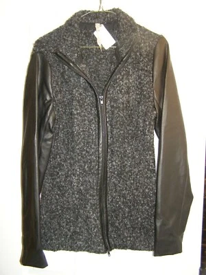 CHAQUETA BAILEY 44 NEGRA/GRIS NUEVA SIN ETIQUETAS TALLA GRANDE HECHA EN EE. UU./TALLA L/PRECIO DE VENTA SUGERIDO POR EL FABRICANTE $370 Foto 1 de 4