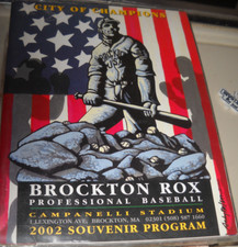 BROCKTON ROX BASEBALL PROGRAM 2002 MINOR LEAGUE MASSACHUSETTS