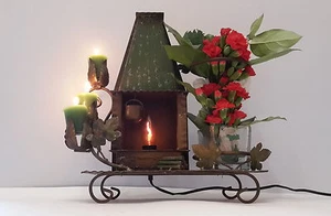 Kamin aus Schmiedeeisen Handarbeit Kunst Basteln Handwerker - Bild 1 von 1