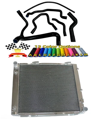 Radiator+Silicone Hose Fits Mercedes-Benz 190E W201 E23/E25 2.3 16V L4 82-93 AT - Image 1 of 4