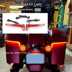 LED Low Profile Saddlebag Light For INDIAN Challenger Dark Horse /Limited Models - Picture 1 of 15
