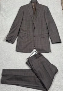Ermenegildo Zegna Suit Size 38 Slim Fit Superfine Australian Wool Made in Italy - Picture 1 of 24