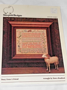 Sheepish Designs POSEY FROM A FRIEND Sampler Kreuzstich Mustertabelle - Bild 1 von 2