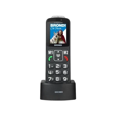 Brondi Amico Flash 5,08 cm (2") Nero Telefono di livello base - Immagine 1 di 4