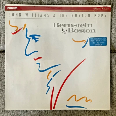 👉SEALED-BERSTEIN-BERNSTEIN BY BOSTON-BOSTON POPS-JOHN WILLIAMS 1986 HYPE STICKR Foto 1 de 2