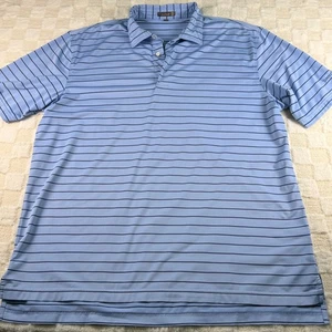 Peter Millar Summer Comfort Golf Polo Shirt Striped Tapatio Springs XL - Picture 1 of 14