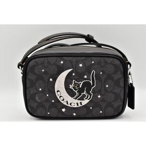 Coach Signature Halloween Cat Mini Jamie Camera Bag Black Crossbody Purse 2024 - Picture 1 of 24