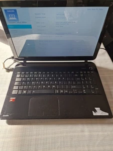 Toshiba Satellite L50D-B-151 laptop, AMD A8-6410, 4GB RAM For parts No HDD  - Picture 1 of 17