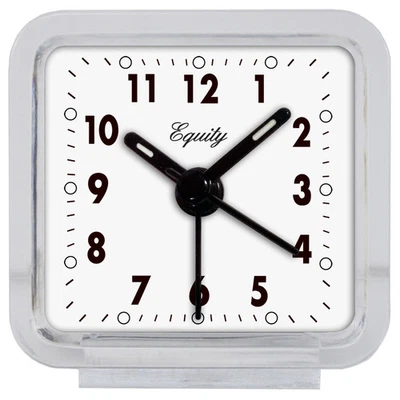Equity by La Crosse 21038 Clear Acrylic Analog Alarm Clock Clear - Image 1 of 4