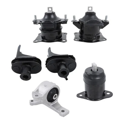 6PCS Engine Motor & Transmission Mount For 2007-2008 Acura TL Type-S/Base AUTO Foto 1 de 4