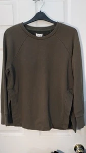 Lou & Grey Forest Green Cozy Sweatshirt, Size Medium - Bild 1 von 9