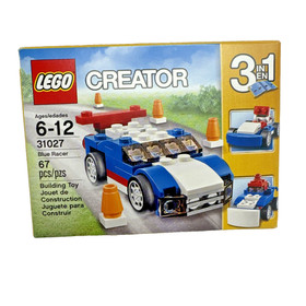 LEGO CREATOR: Blue Racer (31027) Small Box 67 Pc Race Car 3-in-1 set