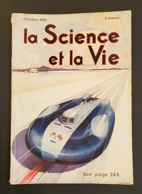 La Science et la Vie - N°  268 - Record de vitesse de John COBB   - Octobre 1939 - Photo 1/2