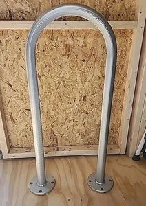 35" Aluminum Boarding Handrail-Grab Bar-Marine Dock Safety-Assist 4 Bolt Base  - Picture 1 of 5