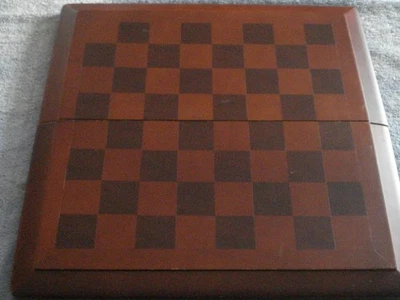 VINTAGE CARDINAL INDUSTRIES PORTABLE WOODEN CHESS & CHECKERS SET-MODEL #REY1053 - Image 1 of 4