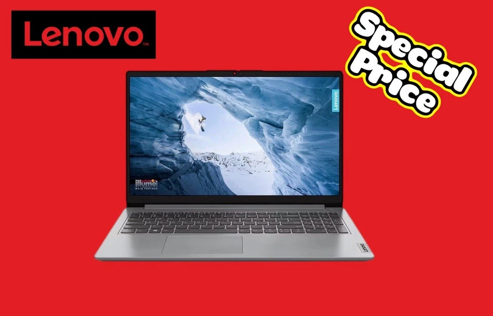 Lenovo IdeaPad 1 15.6” Laptop Celeron N4020 4GB 128GB SSD Win11 Office ⭐️ - Immagine 1 di 4