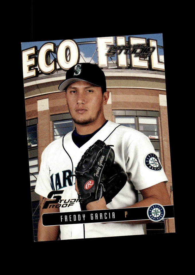 2003 Donruss Studio Studio Proof #74 Freddy Garcia Seattle Mariners #/100 - Image 1 of 2