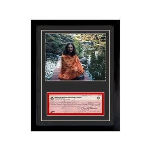 George Harrison Reproducción enmarcada Cheques cancelados - Inspirado en la colección - Imagen 1 de 3