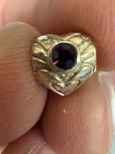 Dije Pandora clásico roscado plata esterlina en forma de corazón vintage 7163 - Imagen 1 de 4