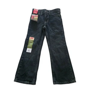 Wrangler Boys Jeans Five Star Premium Boot Cut Flex Adj Waist Boy SZ 7 Regular - Picture 1 of 5
