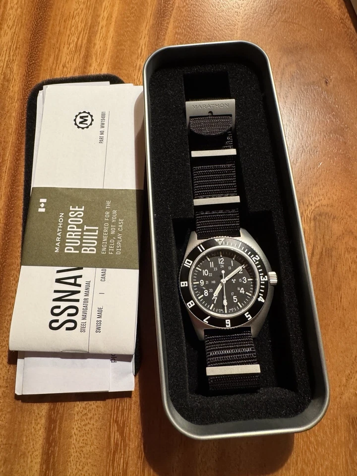 Marathon Navigator Pilot Watch WW194001 Stainless Steel Black Dial 41mm - Image 1 of 4